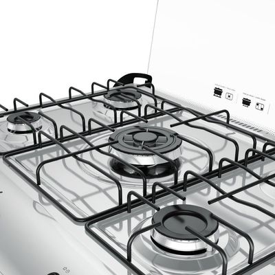 Fogão Mueller 5 Bocas Decorato Branco Com Tripla Chama Branco Bivolt