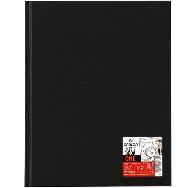 Caderno Sketch Canson Art Book One 100g A4 98 Folhas Costura