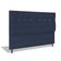 Cabeceira Estofada Box Casal Encosto Para Cama Audi X1 144x126 Azul Marinho