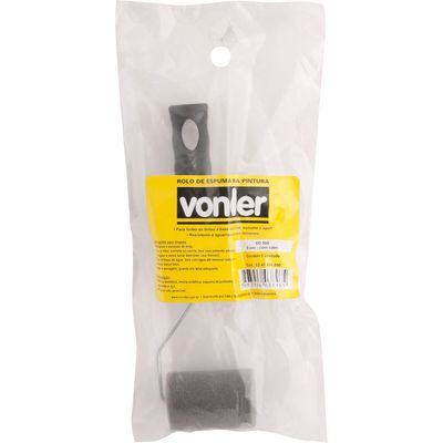 Rolo para pintura espuma 05cm com suporte - Vonder