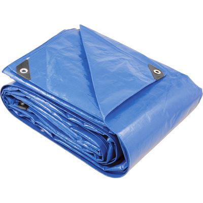 Lona polietileno 2x2m azul 200 micras reforçada Vonder Plus