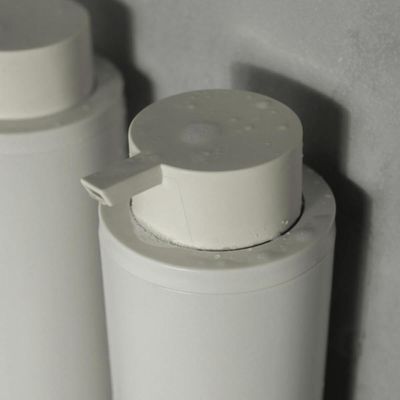 Saboneteira Dispenser Parede 500ml Bege Eleve Sabonete Liquido Ou Banheiro