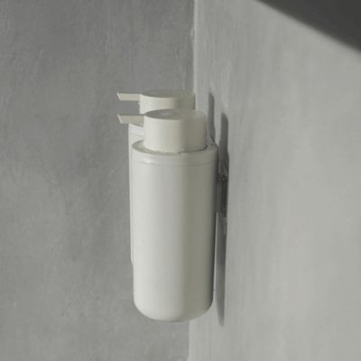 Saboneteira Dispenser Parede 500ml Bege Eleve Sabonete Liquido Ou Banheiro