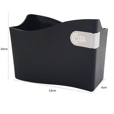 Kit 12 Porta Guardanapo Médio 14cm Suporte Guardanapo Mesa Restaurante Bar Brinox Preto