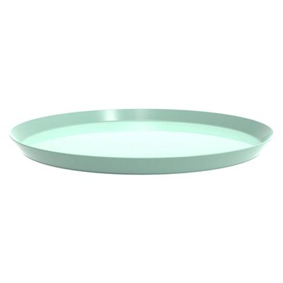 Bandeja Redonda 34cm Verde Menta Servir Bubble Crippa Restaurante Bar