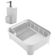 Escorredor Louça Pratos Talheres Disperser Detergente 650ml Branco