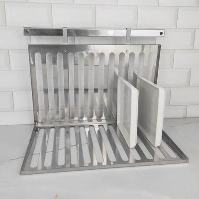 Escorredor de Louças Inox Suspenso Dobrável com Barra Cozinha 40cm Domama Haus