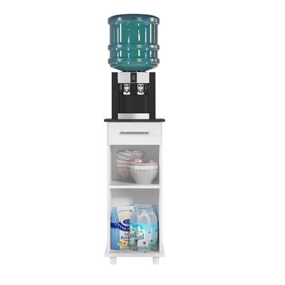 Balcão Simples 1 Porta 1 Gaveta Moema Bco/bco Uv