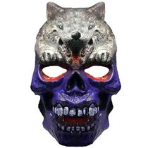 Máscara Caveira Com Lobo Halloween