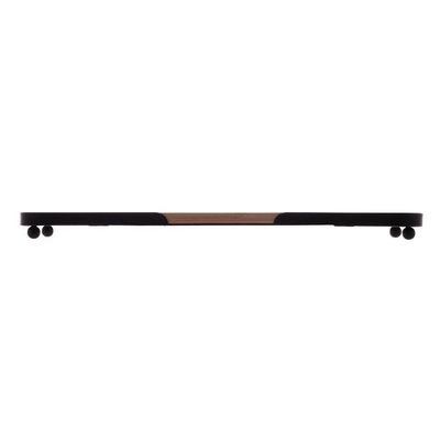 Bandeja Retangular De Bambu Com Moldura De Metal 30x10x2cm 7971 - Lyor