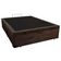 Cama Box Baú Casal Suede Sereneprime Marrom 138x188x44