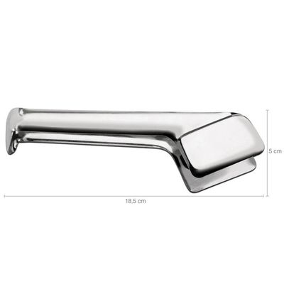 Kit 2 Pegadores Universais de Cozinha Multiuso Macarrão Salada Comida Taumer Inox