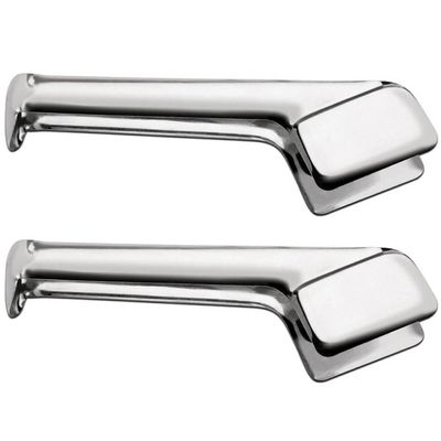 Kit 2 Pegadores Universais de Cozinha Multiuso Macarrão Salada Comida Taumer Inox