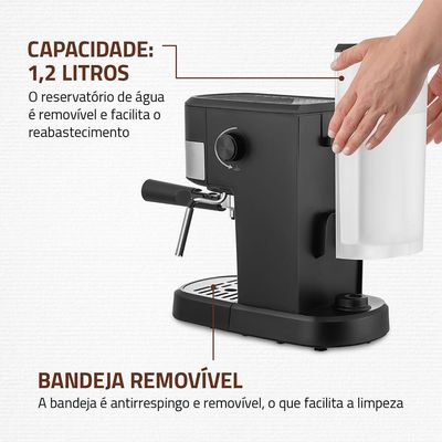 Cafeteira Espresso Dolce Crema Mondial 127V