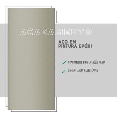 Mesa De Jantar Retangular 1,2m 1586 Carraro Freijó/prata