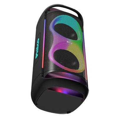 Caixa de Som Amplificada Philco PCX6702 com Bluetooth, Ex Bass, Iluminação LED e até 12h de bateria - 800W Preto / Bivolt