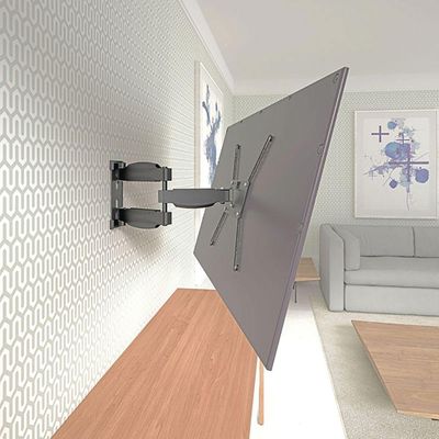 Suporte Multivisao Triarticulado + Inclinacao Para Tv De 14 A 56 Polegadas Preto