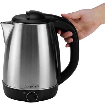 Chaleira Elétrica Agratto Aroma 2,2 Litros Inox 110v