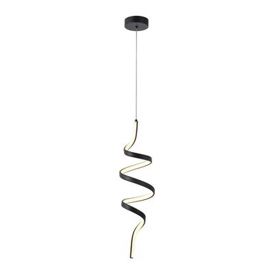 Lustre Pendente Sindora Dcd03236 Preto Led Bivolt