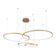 Lustre Pendente Sindora Qd05364 Dourado Led Bivolt