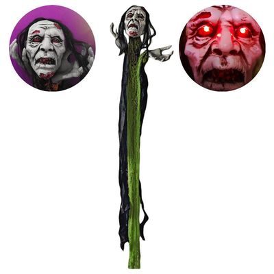 Boneco Monstro Decoração Halloween Com Som E Luz