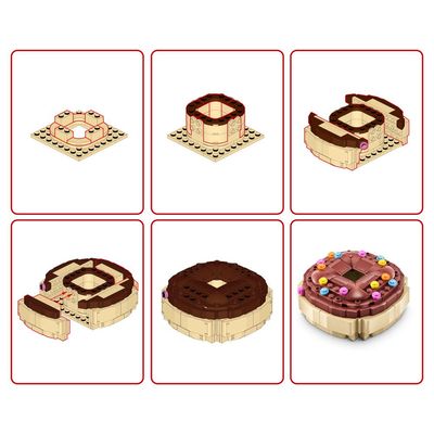 Blocos de Montar Max Premium Snacks - Donut 189 pçs