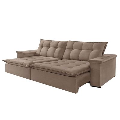Sofá Estilo Veludo 2 Módulos De 80cm B25cm Meu Sofá Online B002 Veludo Capuccino