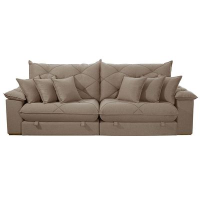 Sofá ágata Veludo Dois Módulos De 90 Cm B25 Meu Sofá Online B002 Veludo Capuccino
