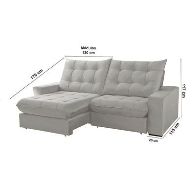 Sofá Livy Veludo 02 Módulos De 120cm B25cm Meu Sofá Online B026 Veludo Prata