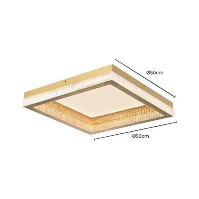 Plafon Skylight Queensland 4007q Dourado Led Bivolt Dourado