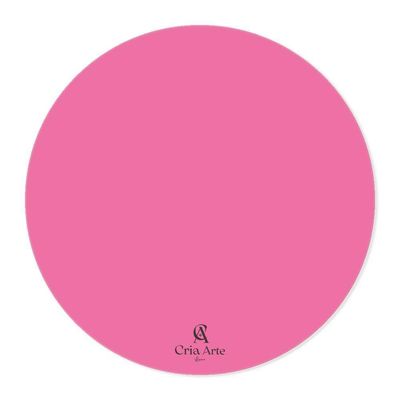 Cake Board Rosa - Cria Arte Laser 35cm