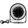 Micro Ventilador De Mesa Usb Silencioso Articulável Preto Bivolt