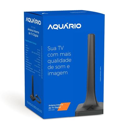Antena Digital Hdtv 4 Em 1 Vhf/Uhf/Fm/Hdtv Uso Interno Ou Ex