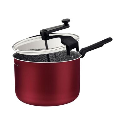 Pipoqueira Tramontina Loreto Em Alumínio Starflon Max Vermelha 20 Cm 3,5 L