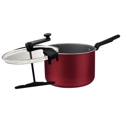 Pipoqueira Tramontina Loreto Em Alumínio Starflon Max Vermelha 20 Cm 3,5 L