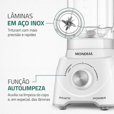 Liquidificador Mondial L-97-W Branco 220V