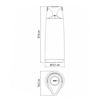 Garrafa Térmica Tramontina Exata 6163918 1,8l Preto