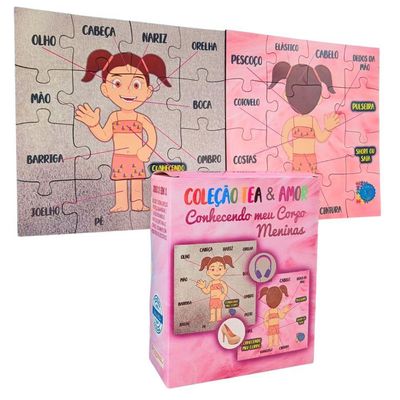 Jogo Educativo Corpo Humano Aprender Brincando Para Meninas