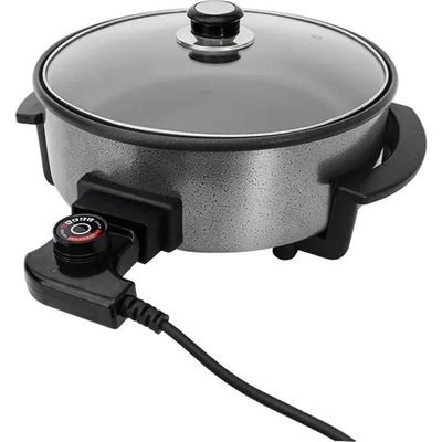 Panela Elétrica Redonda 1250W 30cm Mangiare Preta APER01I-02 Agratto 220V