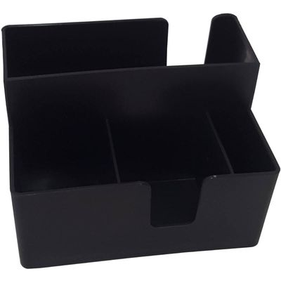 Kit 12 Porta Sachês Guardanapos Açúcar Organizadores Bancada Preto Coza