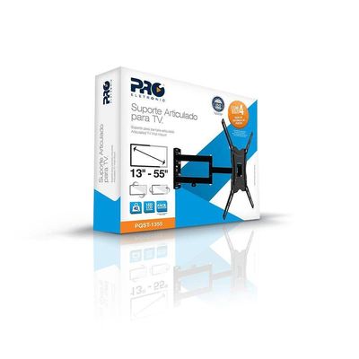 Suporte De Tv Articulado Tri Proeletronic Pqst1355 13-55 40kg