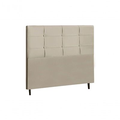 Cabeceira Hylux Estofada Com Botão De Tecido Para Cama Box Casal Queen Size 164cm New Foam -