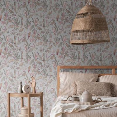 Papel de Parede House of Turnowsky Floral Cinza 388981
