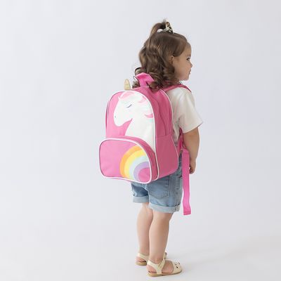Mochila Infantil Menina Pink Unicórnio - Pimpolho
