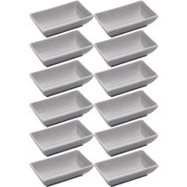 12 Molheiras Melamina 10x6x3cm Lyor Porta Shoyu Tóquio Granilite Sunomono