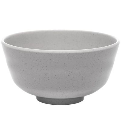 6 Bowls Cumbucas de Melamina 350ml Lyor Yakisoba Cereal Tóquio Granilite Cinza