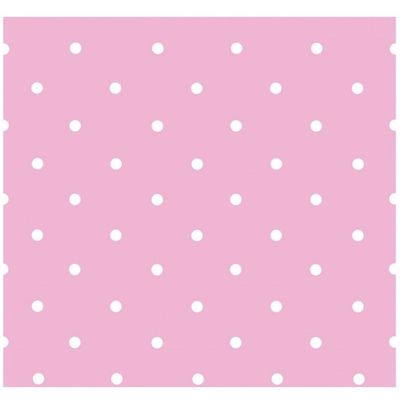 Papel De Parede Treboli Poá Rosa 5651 - Rolo 10m X 0,53m