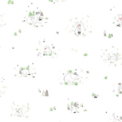 Papel De Parede Tartine Et Chocolat 4 Infantil Verde 36230604tc