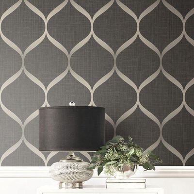 Papel De Parede Shimmer Fluidez Aspecto Têxtil Uk21206 - Rolo 10m X 0,52m
