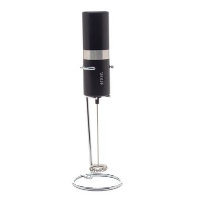 Mixer Elétrico Para Bebidas De Aço Inox E Plástico Com Suporte Wolff